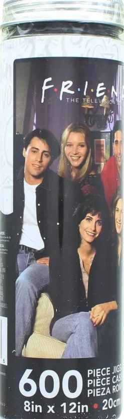 Friends - Cast 600 Piece Mega Micro Tube Jigsaw Puzzle