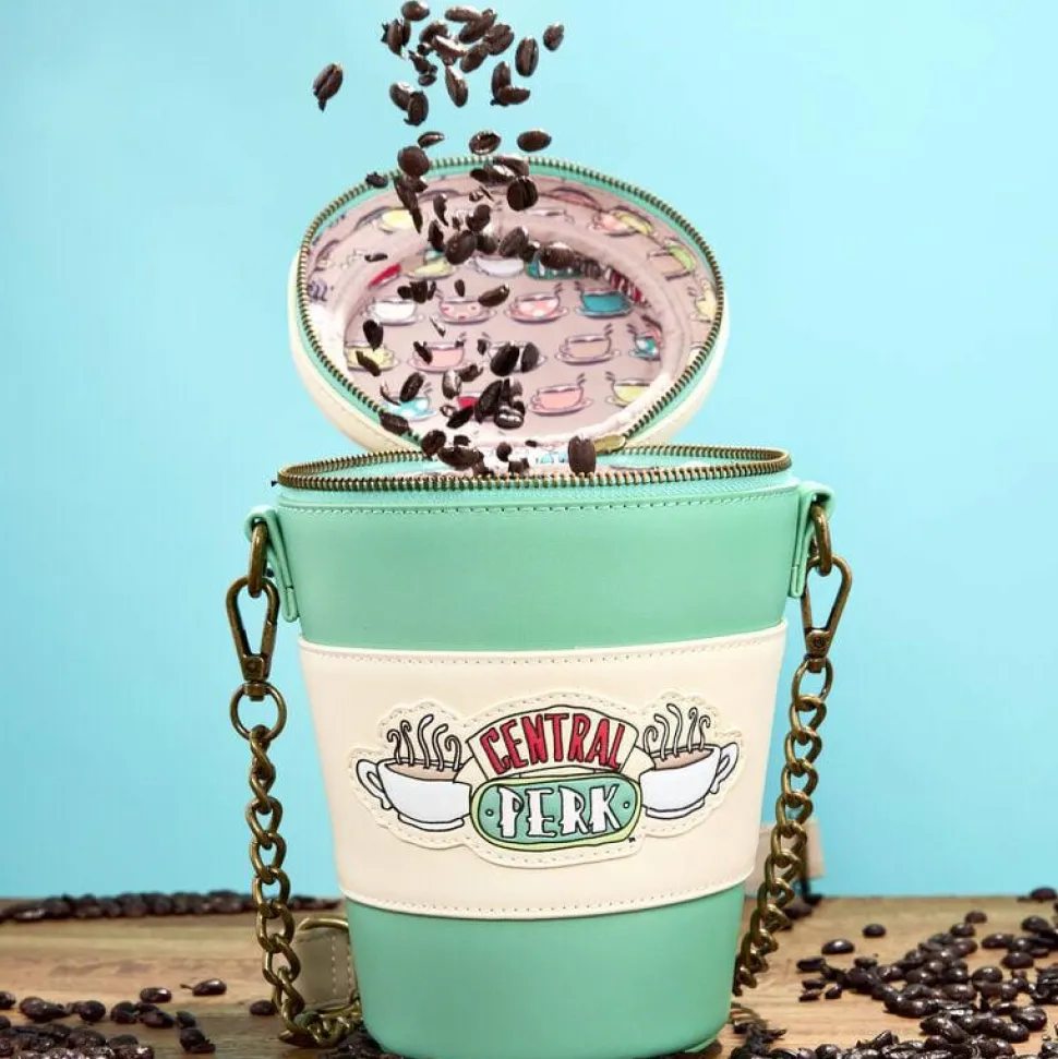 Friends - Central Perk To-Go Coffee Cup Scented 8" Faux Leather Crossbody Bag