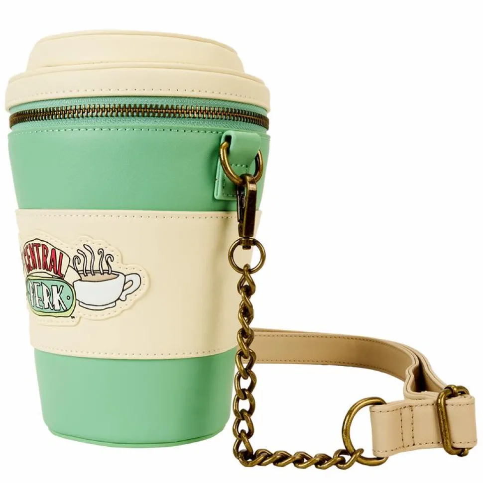 Friends - Central Perk To-Go Coffee Cup Scented 8" Faux Leather Crossbody Bag