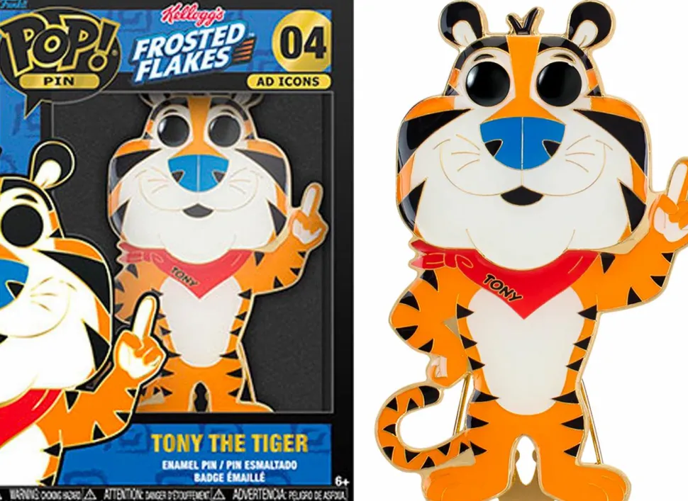 Frosted Flakes - Tony the Tiger 4” Pop! Enamel Pin