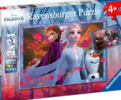 Frozen 2 - Frosty Adventures 2x24 Piece Jigsaw Puzzle