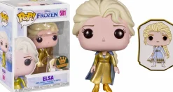 Frozen - Elsa Gold Ultimate Princess Pop! Vinyl Figure with Enamel Pin (Funko / Popcultcha Exclusive)