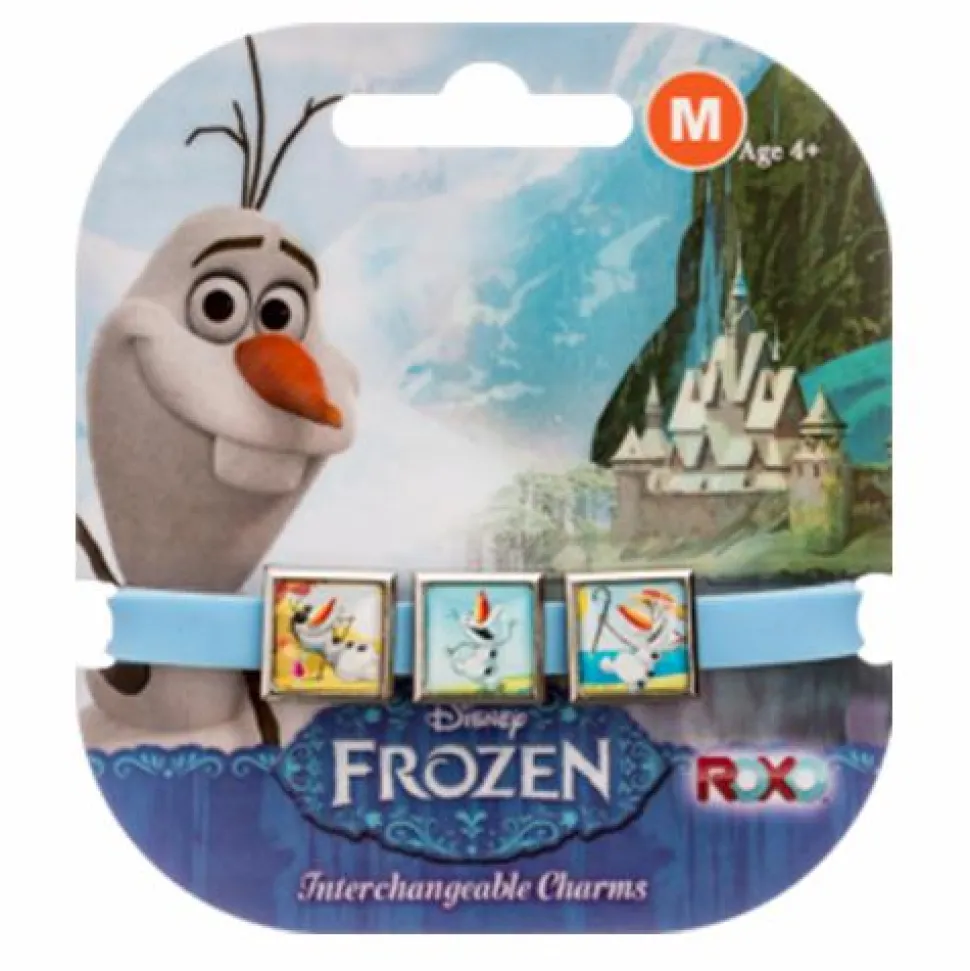 Frozen - Summertime Olaf 3 Charm Bracelet Medium
