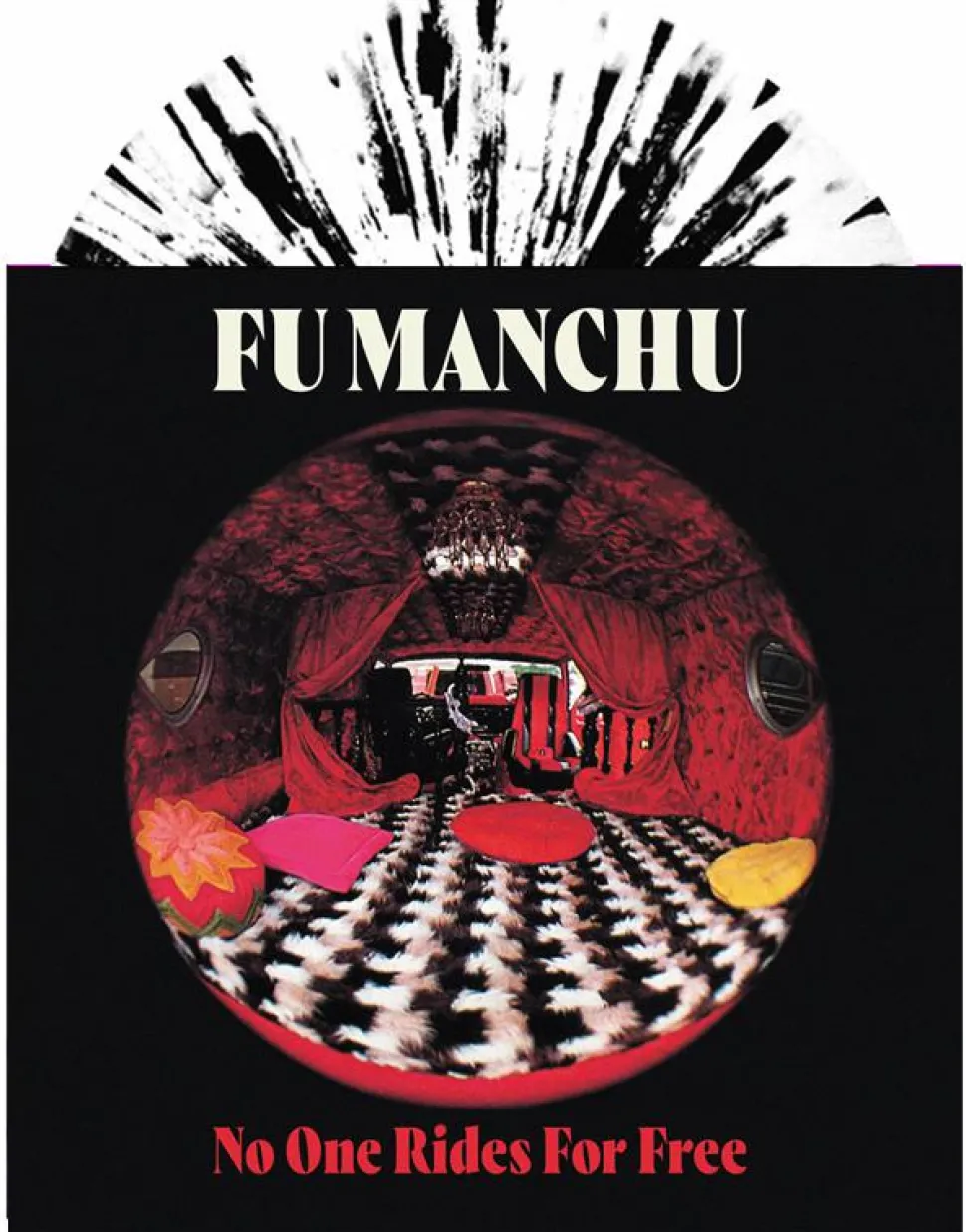 Fu Manchu - No One Rides For Free 2xLP Vinyl Record (White & Black Splatter Vinyl)