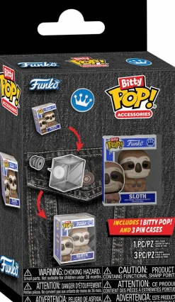 Funko - Sloth & Bitty Pop! Pin Cases 4-Pack