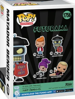 Futurama - Matador Bender Pop! Vinyl Figure