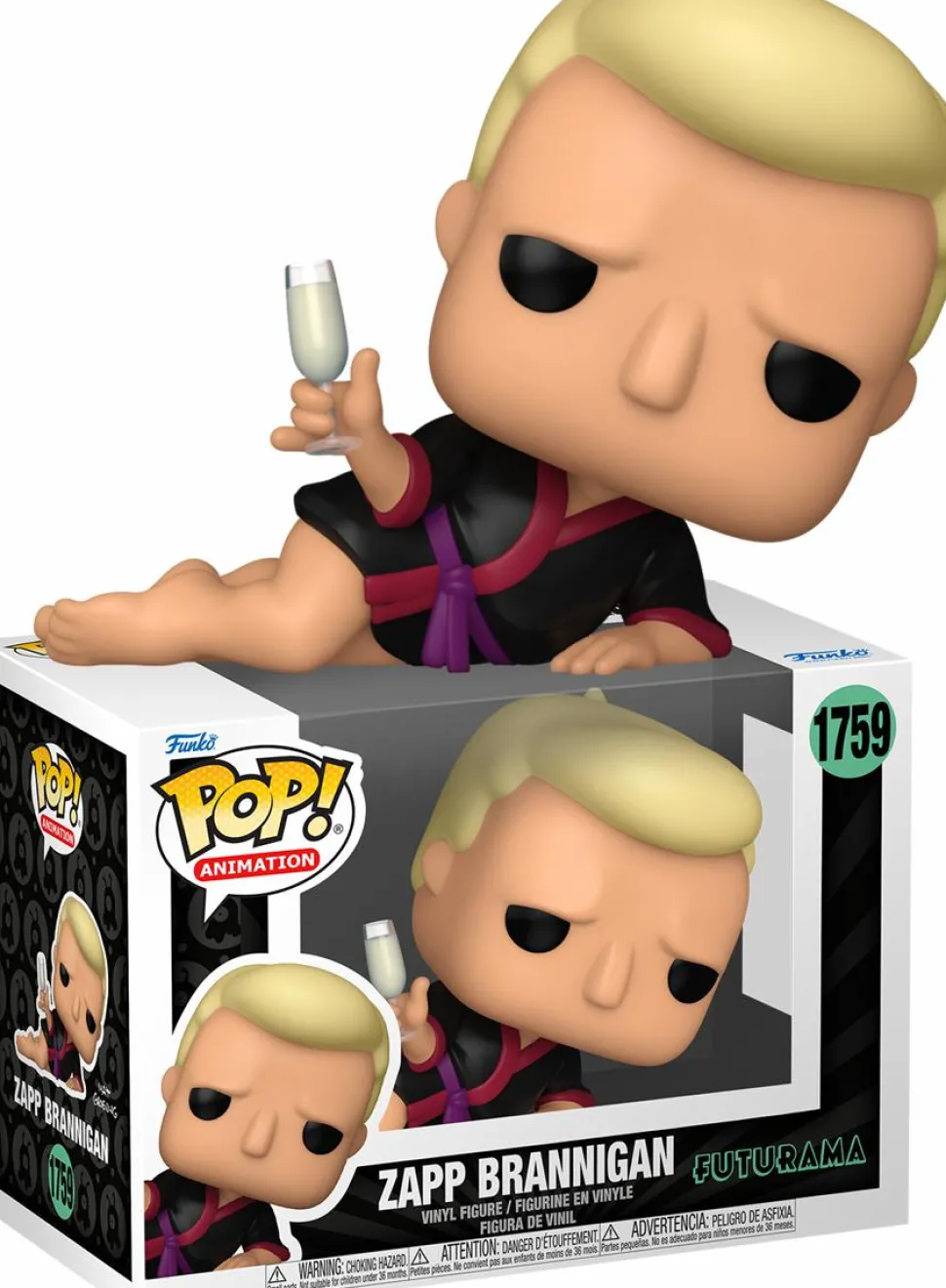 Futurama - Zapp Brannigan Lounging Pop! Vinyl Figure