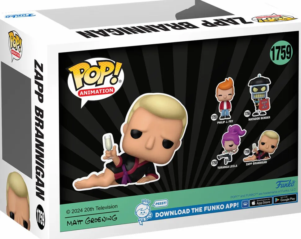 Futurama - Zapp Brannigan Lounging Pop! Vinyl Figure