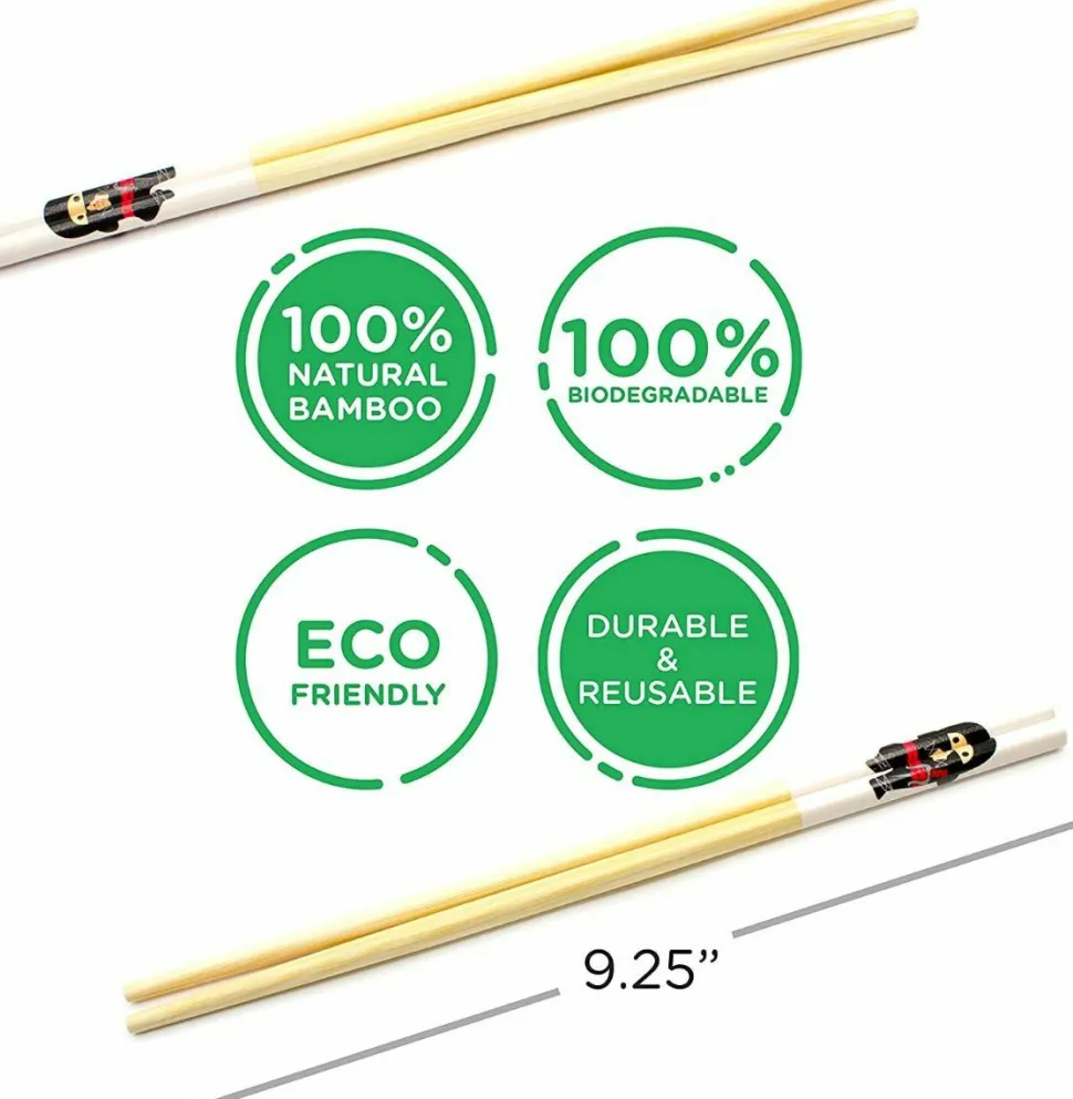GAMAGO - Ninja Bamboo Chopsticks