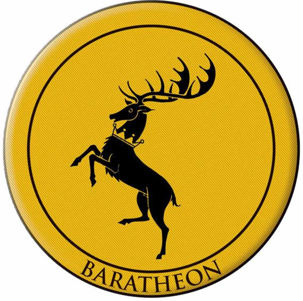 Game of Thrones - Baratheon Embroidered Patch
