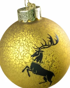 Game of Thrones - Baratheon House Crest Rounded Decal Ball Christmas Ornament