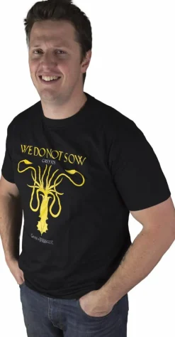 Game of Thrones - Greyjoy House Sigil Black Male T-Shirt