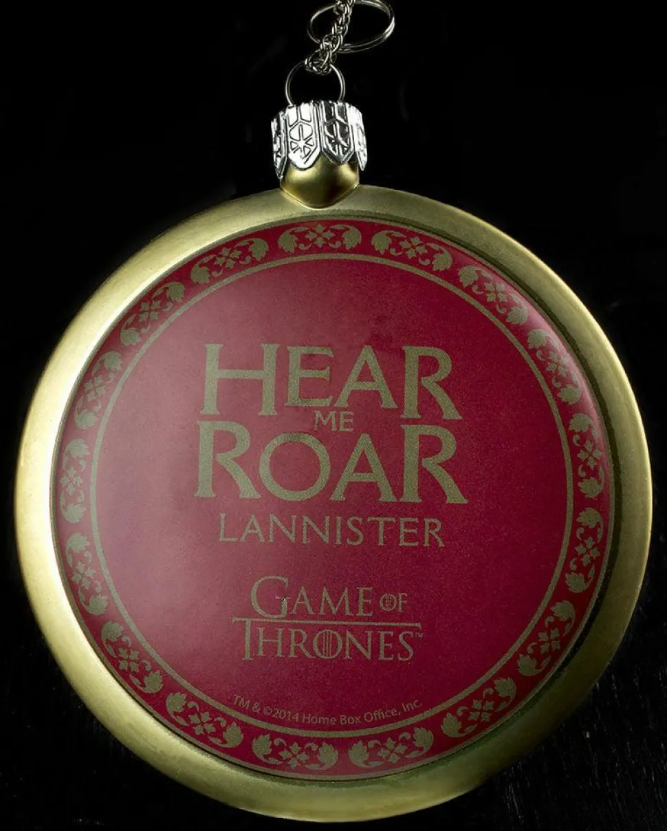 Game of Thrones - Lannister House Crest 3” Christmas Ornament (Flat)