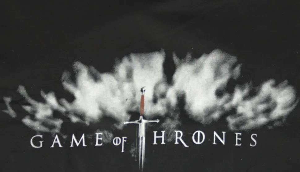 Game of Thrones - Logo Black Male T-Shirt