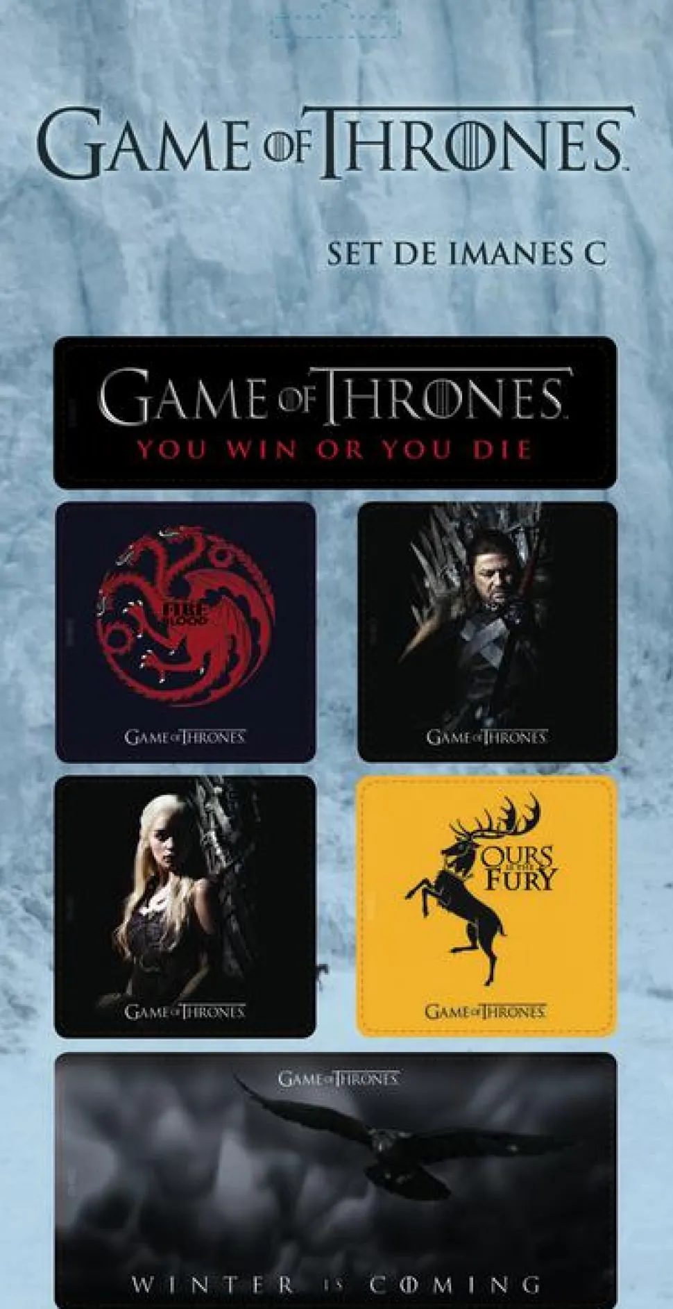 Game of Thrones - Magnet Set C (Set of 6)