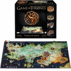 Game of Thrones - Map of Essos 4D Jigsaw Puzzle