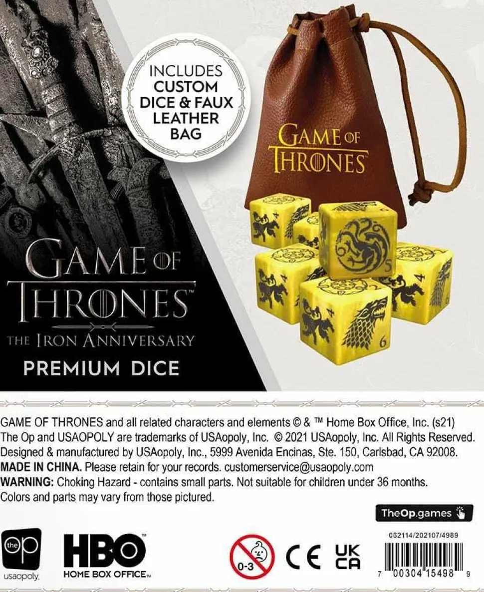 Game of Thrones - Premium Dice Set (6 Pieces)