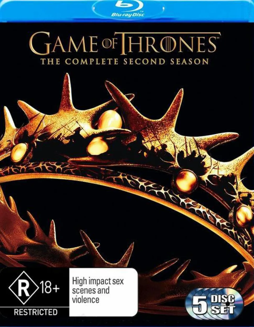 Game of Thrones - Season 2 Blu-Ray Box Set (5 Pack)