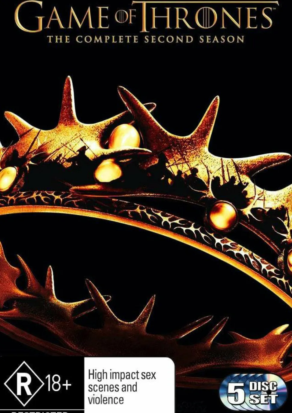 Game of Thrones - Season 2 DVD Box Set (5 Pack)