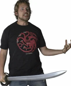Game of Thrones - Targaryen Fire & Blood Black Male T-Shirt