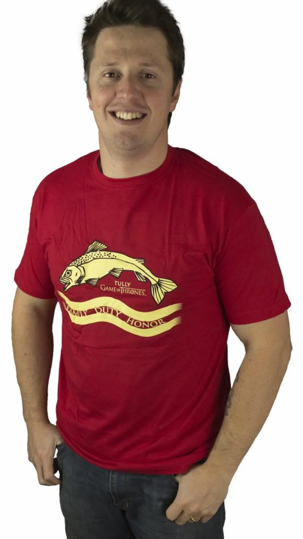 Game of Thrones - Tully House Sigil Red Male T-Shirt