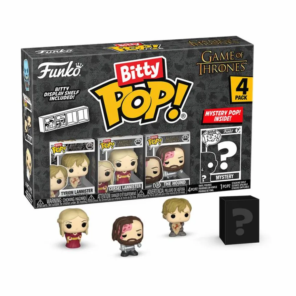 Game of Thrones - Tyrion Lannister, Cersei Lannister, The Hound & Mystery Bitty Pop! Vinyl Figure 4-Pack