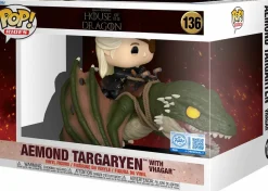 Game of Thrones: House of the Dragon - Aemond Targaryen with Vhagar Pop! Rides Vinyl Figure