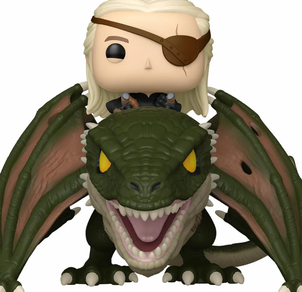 Game of Thrones: House of the Dragon - Aemond Targaryen with Vhagar Pop! Rides Vinyl Figure