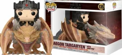 Game of Thrones: House of the Dragon - Aegon Targaryen with Sunfyre Pop! Rides Vinyl Figure