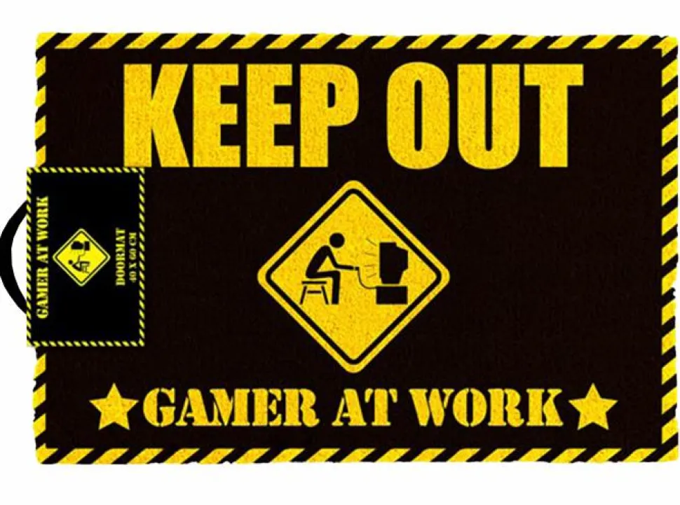 Gamer at Work Doormat