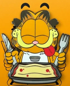 Garfield - Garfield Lasagna Dinner Enamel Pin