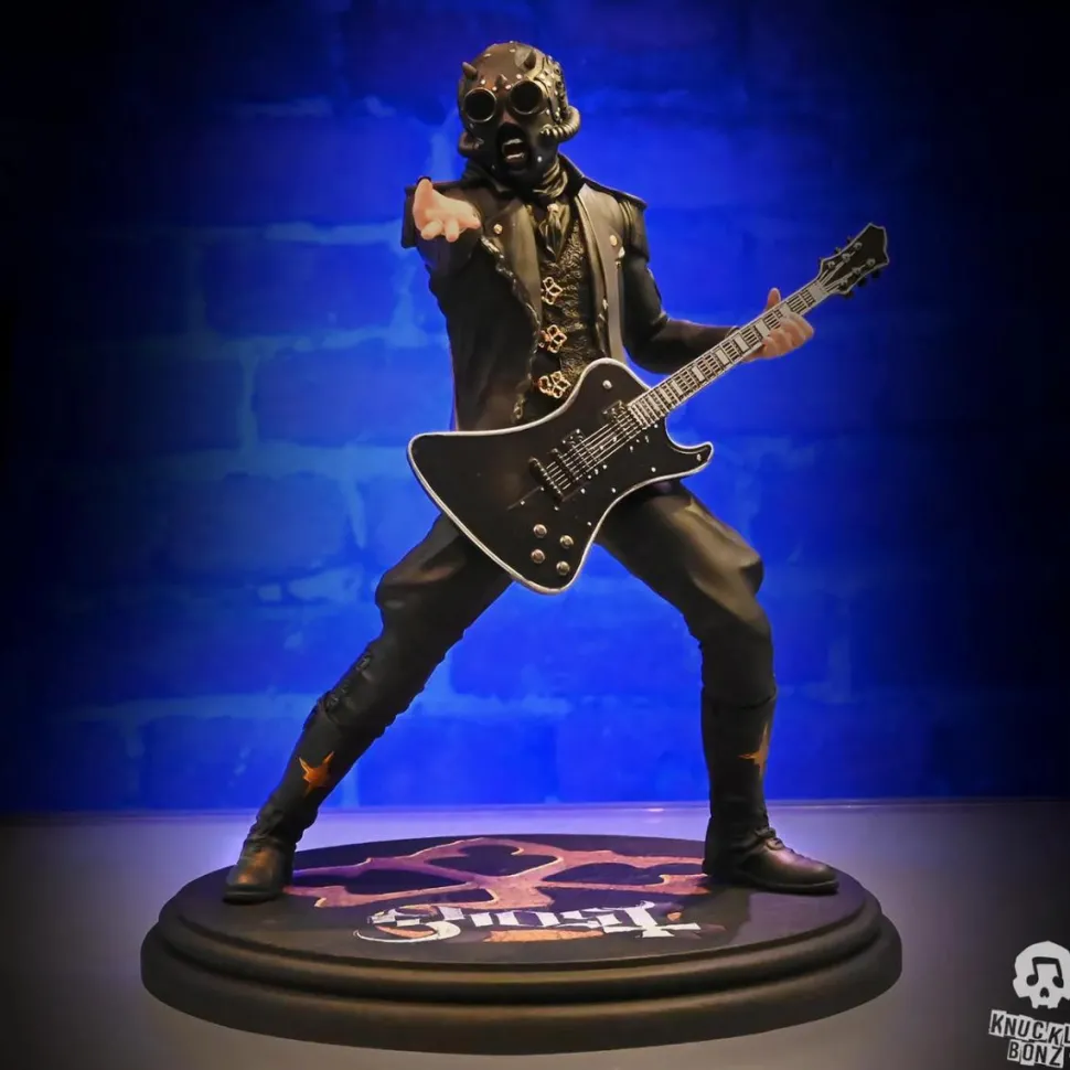 Ghost - Nameless Ghoul II (Black Guitar) Rock Iconz 1/9th Scale Statue