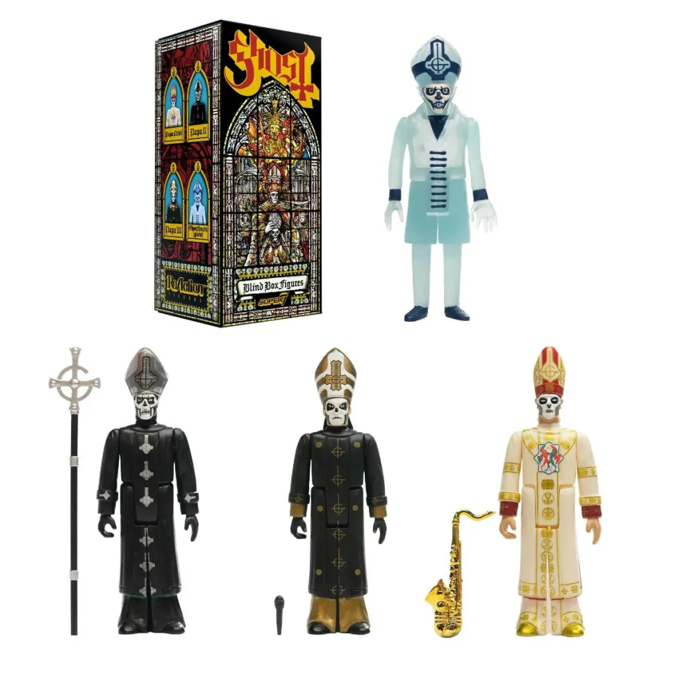 Ghost - Wave 01 Blind Box ReAction 3.75" Action Figure (Display of 12)