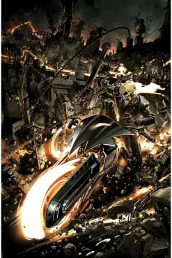 Ghost Rider - Ghost Rider (2022) #1 Variant Cover Fine Art Print by Clayton Crain
