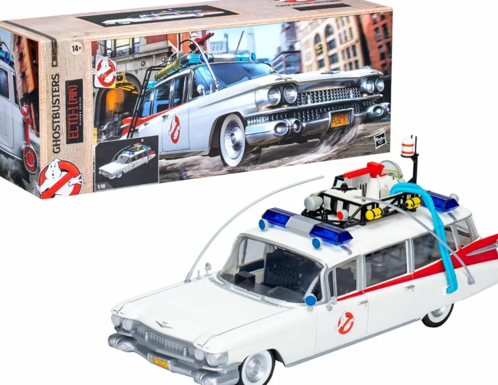 Ghostbusters (1984) - Ecto-1 Plasma Series 3.75" Scale Action Figure Vehicle Replica