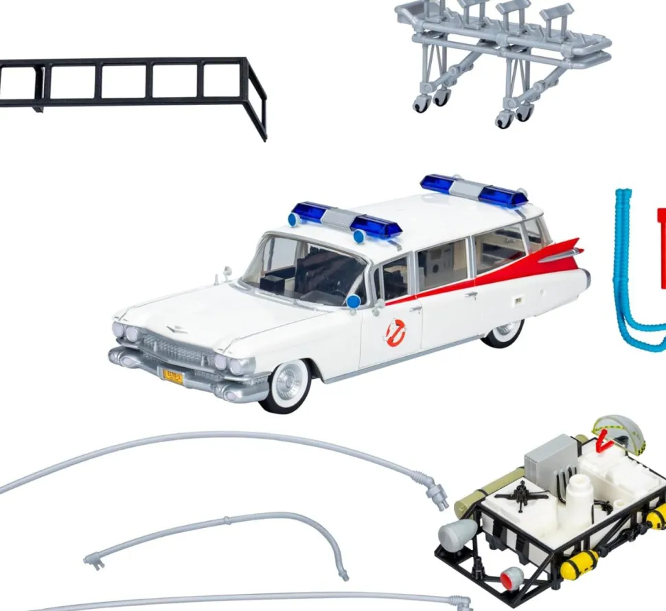 Ghostbusters (1984) - Ecto-1 Plasma Series 3.75" Scale Action Figure Vehicle Replica