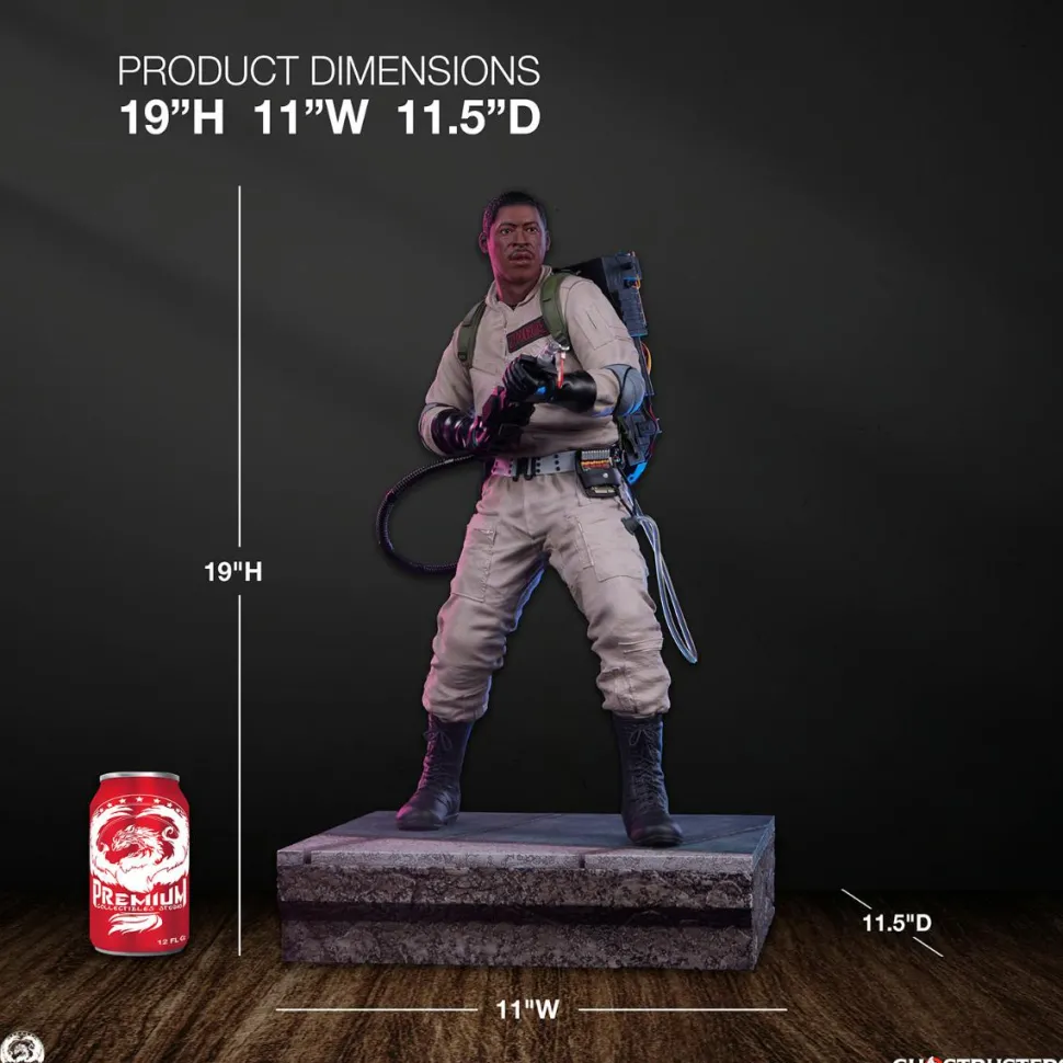 Ghostbusters (1984) - Winston Zeddemore Deluxe Edition Premier Series 1/4 Scale Statue