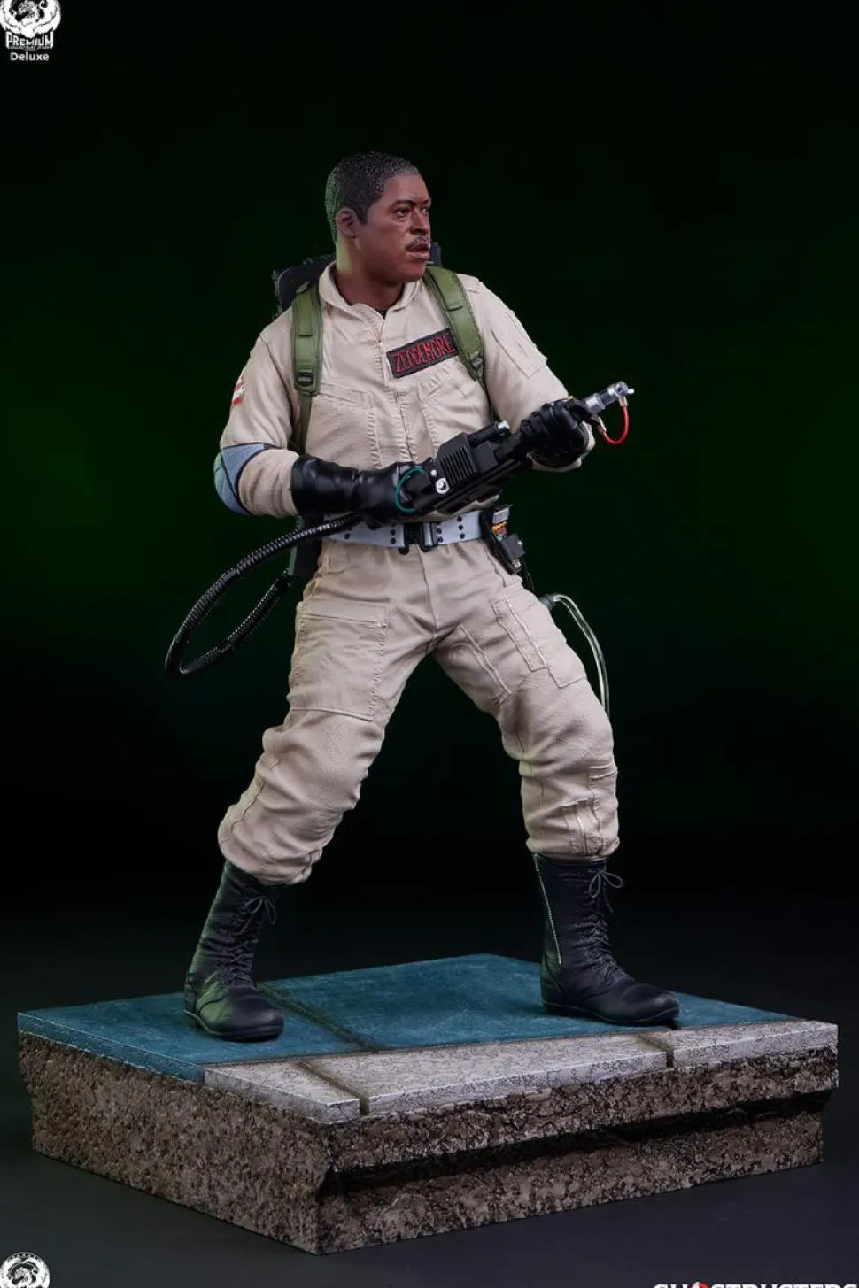 Ghostbusters (1984) - Winston Zeddemore Deluxe Edition Premier Series 1/4 Scale Statue