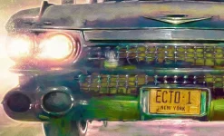 Ghostbusters - Ecto-1 Fine Art Print by Brian Rood