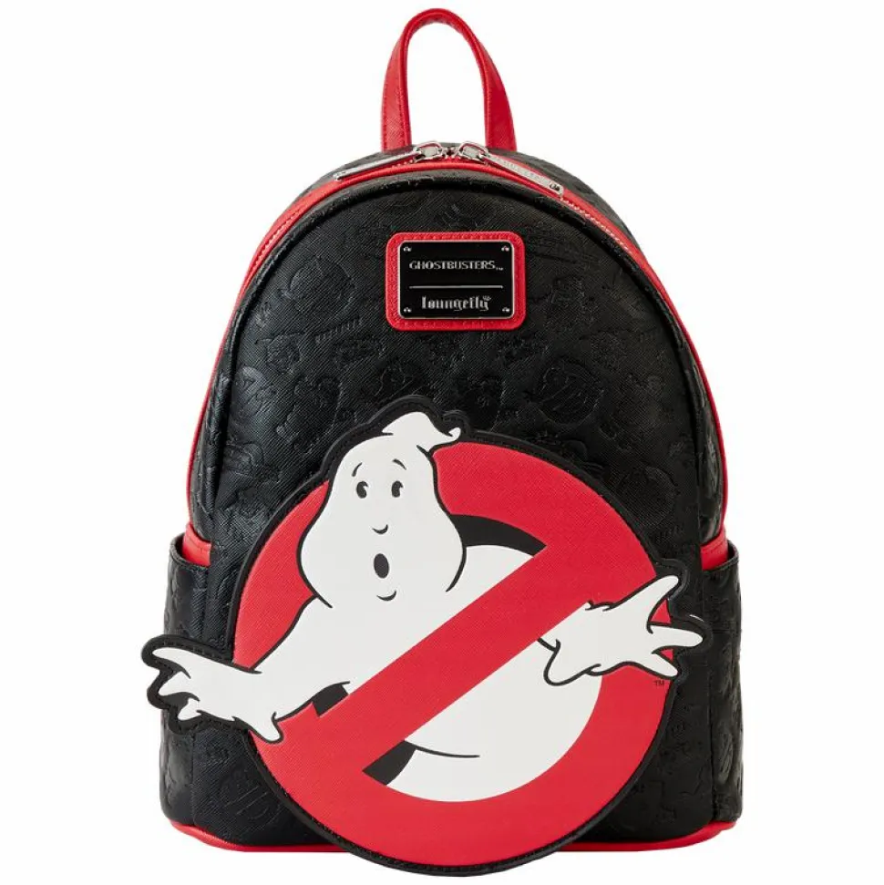 Ghostbusters - Logo Glow in the Dark 10" Faux Leather Mini Backpack