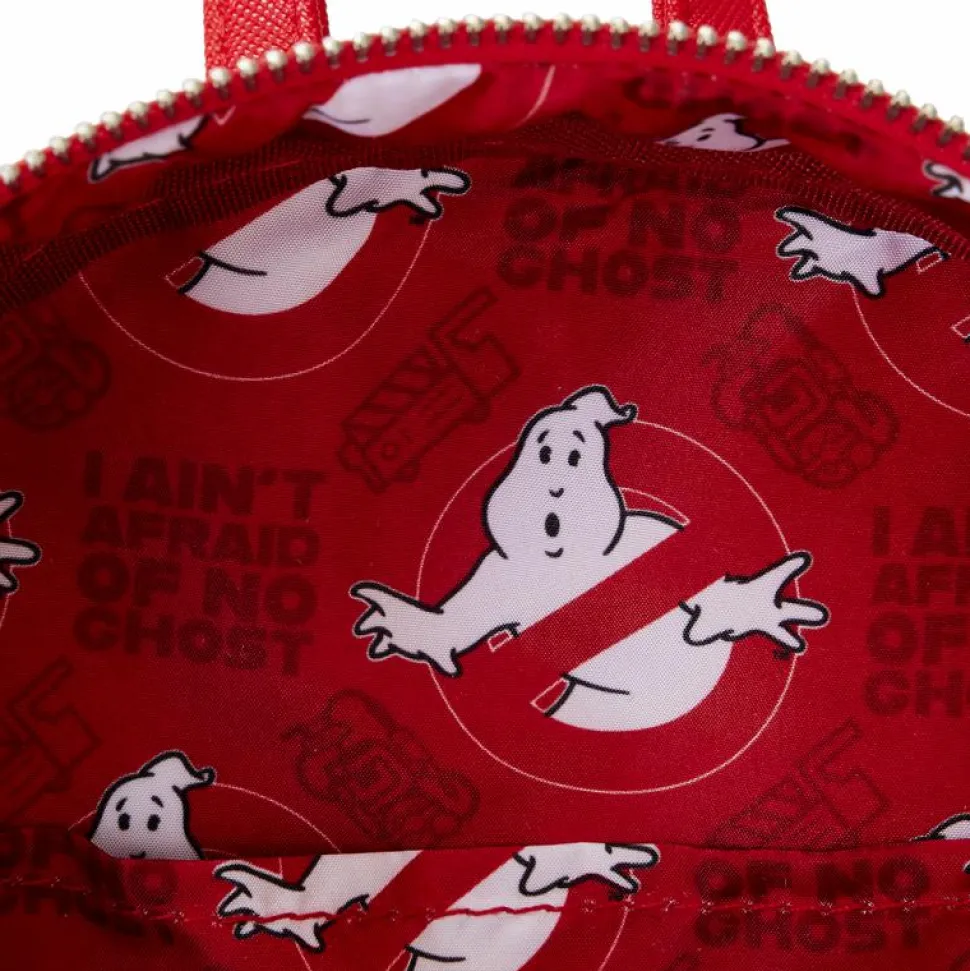 Ghostbusters - Logo Glow in the Dark 10" Faux Leather Mini Backpack