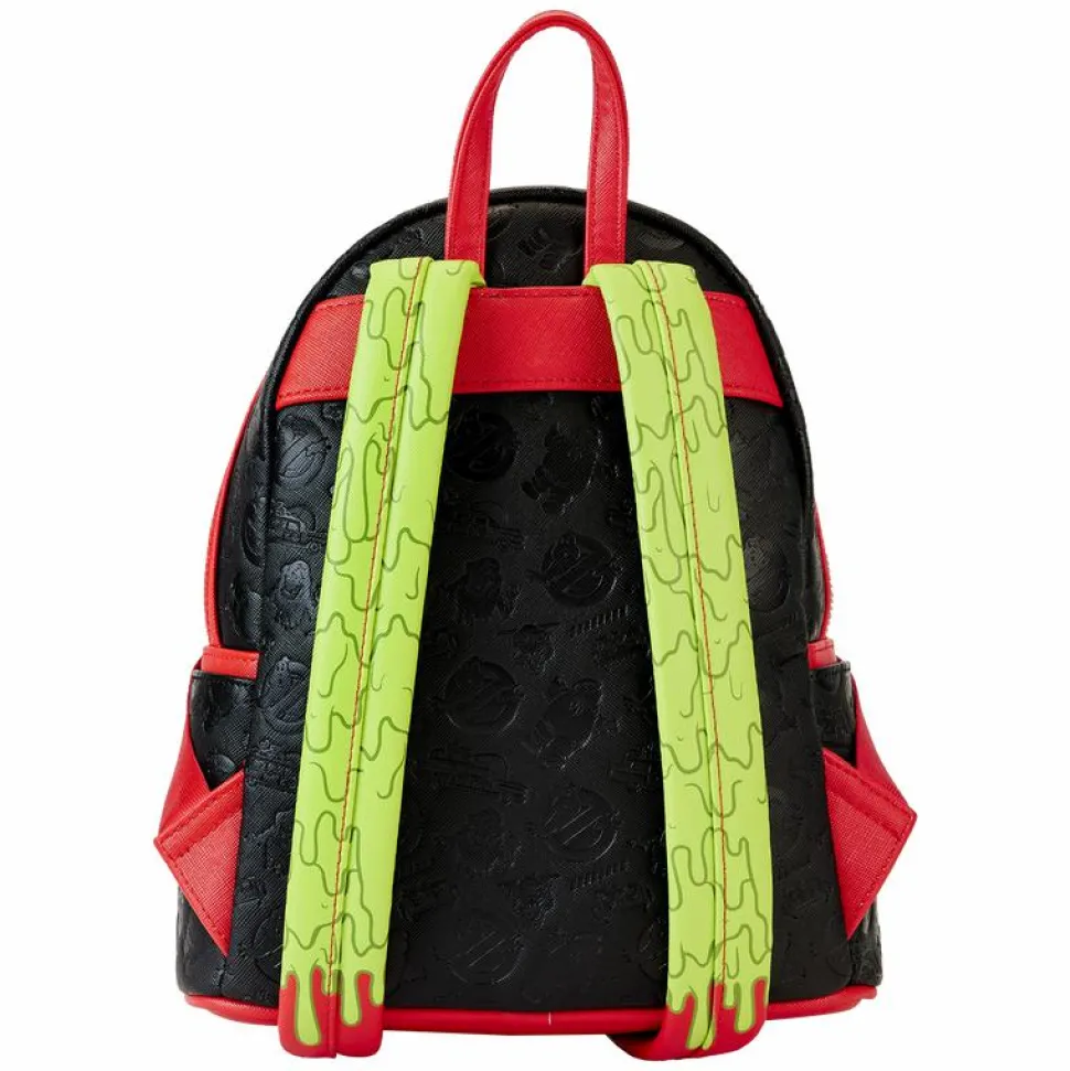 Ghostbusters - Logo Glow in the Dark 10" Faux Leather Mini Backpack