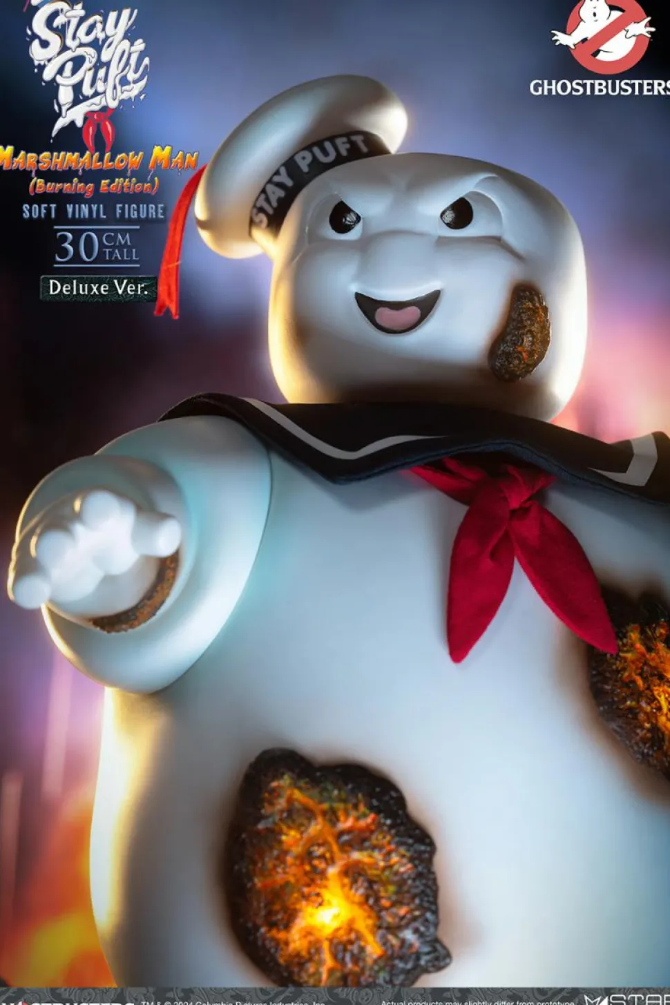 Ghostbusters - Stay Puft Marshmallow Man (Burning Edition) Deluxe 12" Statue
