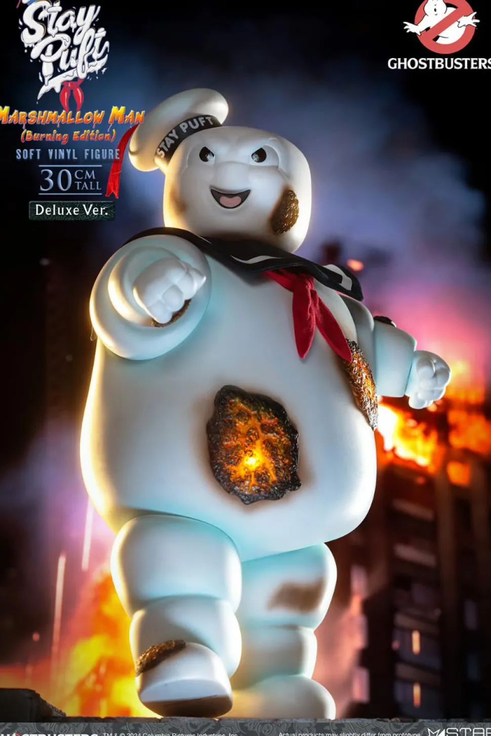 Ghostbusters - Stay Puft Marshmallow Man (Burning Edition) Deluxe 12" Statue