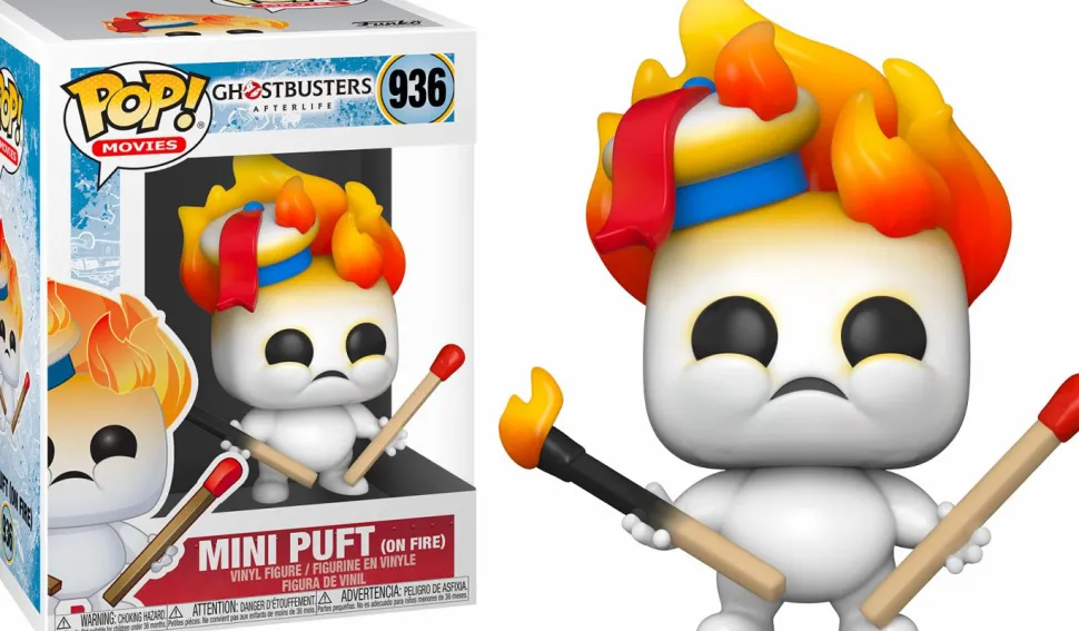 Ghostbusters: Afterlife - Mini Puft on Fire Pop! Vinyl Figure