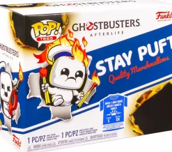 Ghostbusters: Afterlife - Mini Puft on Fire Glow in the Dark Pop! Vinyl Figure & T-Shirt Box Set