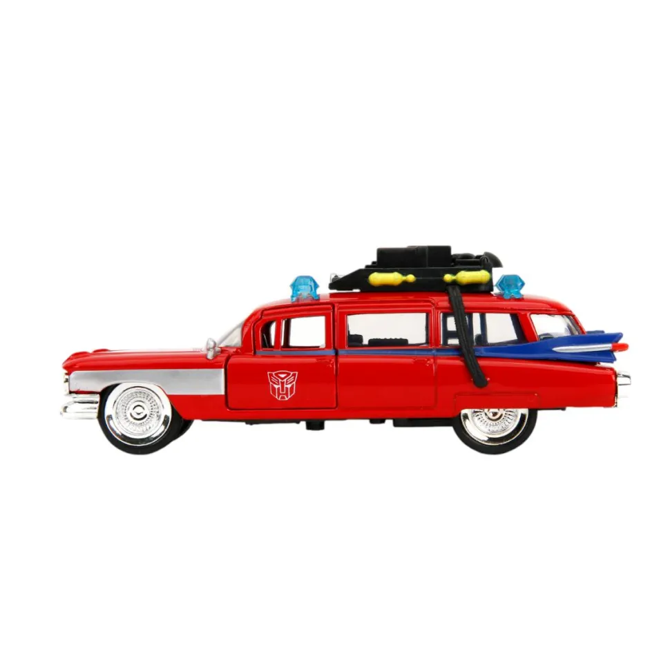 Ghostbusters x Transformers - Ecto-1 x Optimus Prime Mash-Up Hollywood Rides 1/32 Scale Die-Cast Vehicle