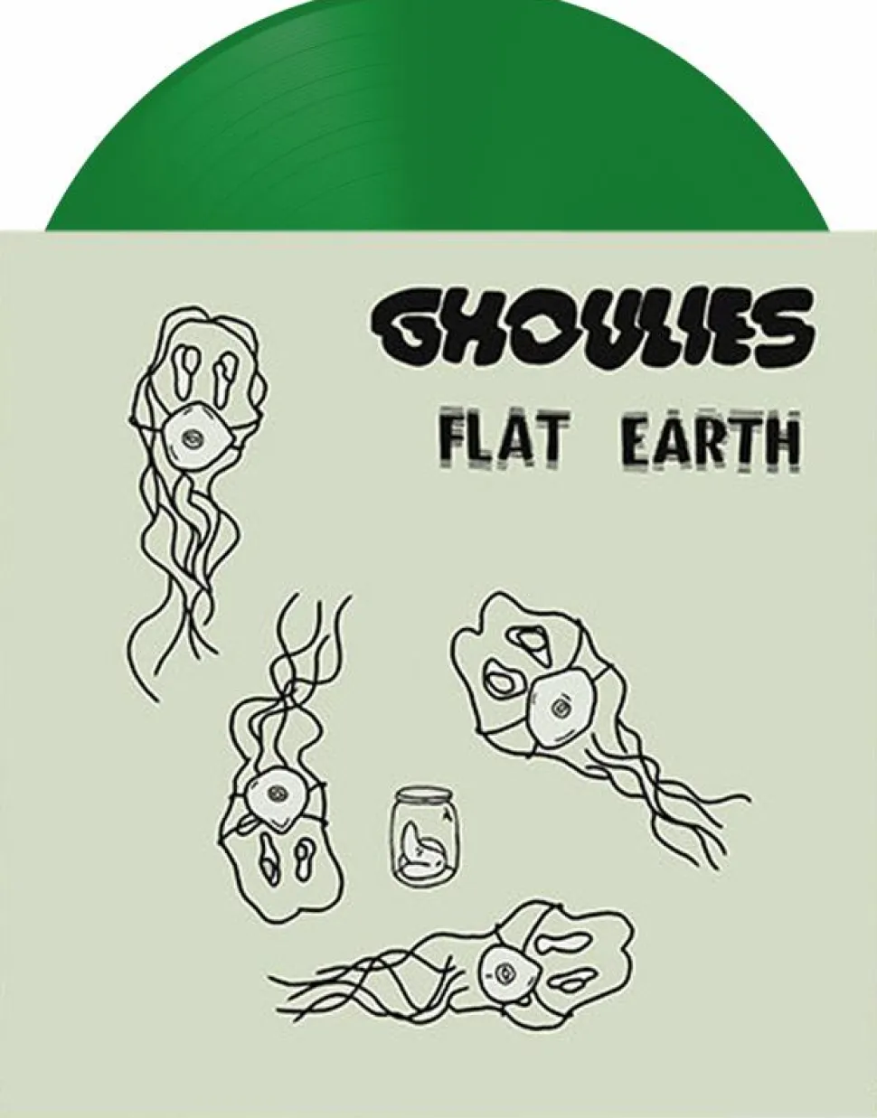 Ghoulies - Flat Earth LP Vinyl Record (Bottle Green Coloured Vinyl)