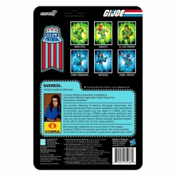 G.I. Joe - Baroness Glow Patrol Glow-in-the-Dark ReAction 3.75” Action Figure