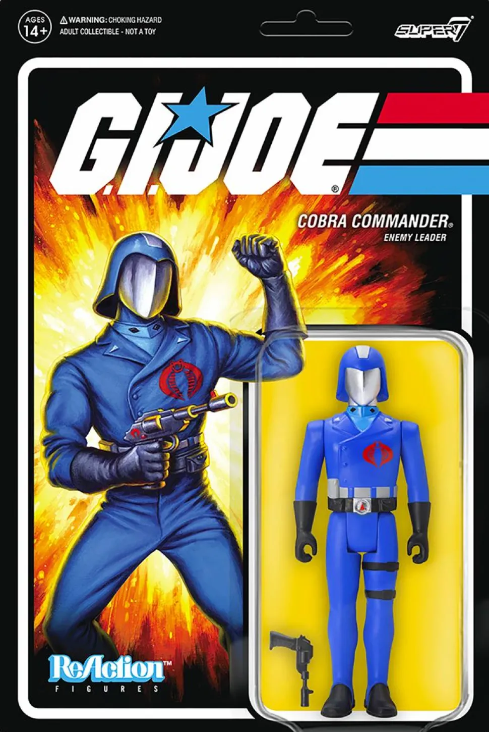 G.I. Joe - Cobra Commander ReAction 3.75” Action Figure